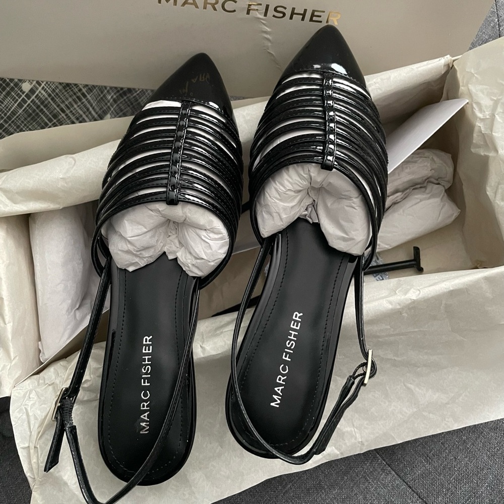 Sling back flats
